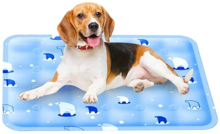 Tappetino Refrigerante Per Gatti E Cani, 60×50cm Materassino Raffreddamento Pers Animali In Estate, Cuscino Refrigerante Lavabile, Antiscivolo, Resistente Ai Graffis, Per Cani Gatti In Estate Calda