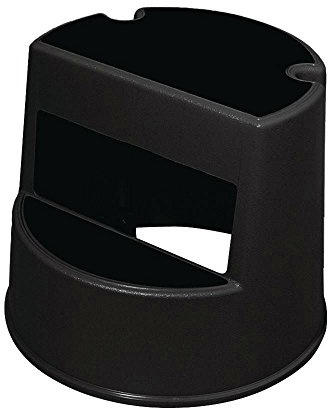 Rubbermaid 2523 Rolling Step Stool, Black