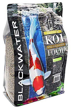 Blackwater Premium Koi and Goldfish Foods Max Growth Diet 5lb, Medium Pellet