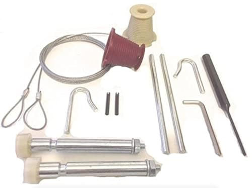 Garage Door Repair Kit Includes Cones and Cables/Nut Type Roller Spindles To Suit Henderson Canopy