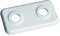 WIROFLEX | Doppel-Klapprosette | 16 mm | 2er-Set | Rosette | Klapprosette Weiß