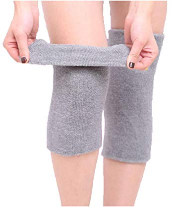 Afinder Women Girls Thicken Thermal Knee Braces Leg Warmers Winter Stretchy Soft Warm Knee Pads Leg Sleeves Support Protector for Snow Ski Riding Hiking Camping Arthritis
