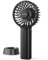 EasyAcc Mini Handheld Fan, Powerful Desk Fan [LIFETIME SERVICE] with Lanyard & Detachable Base 3 Speed USB C Rechargeable Portable Fan Quiet Personal Pocket for Kids Girl Women Travel Home-Black
