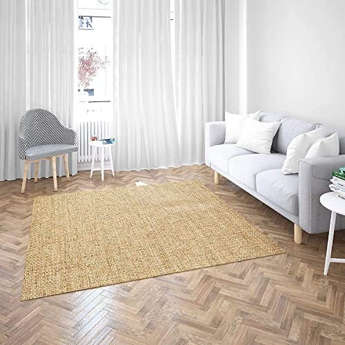 Oedim Alfombra Madera, para Habitaciones, 95x95cm, Moqueta PVC, Suelo vinílico, Decoración del Hogar, Suelo de Protección