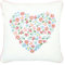 GreenGate Columbine Love Kissenhülle mit Stickerei White 40cm