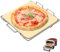 Outspark Pizza Stone with Rack for Ninja Woodfire OO101 8 in 1 Outdoor Pizza Oven, Baking Stone Set for Oven and Grill Cooking, Pizza Oven Accessories for Ninja OO100 Series
