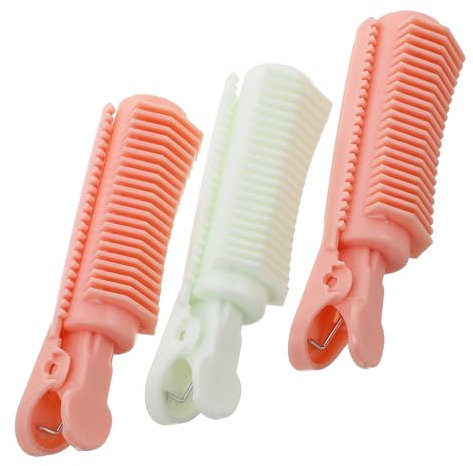Healeved 3pcs Hair Curler Hairpin Rollers for Volume Heatless Curlers for Long Hair Root Volume Clips