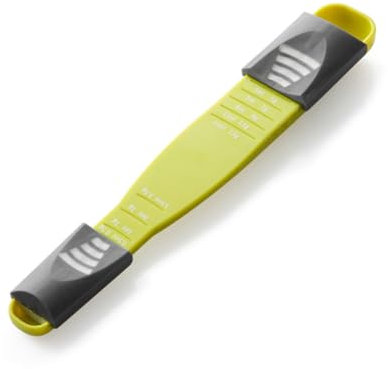 BEBEMOKO Einstellbare Messlöffel Aus Praktisches Messlöffel Trockene Und Flüssige Zutaten Leicht Zu Reinigen Und Spülmaschinenfest Für Küche