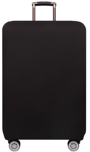 Housse de protection élastique pour valise de voyage, housse de protection lavable pour valises avec fermeture éclair, Noir , L, Housse de bagage