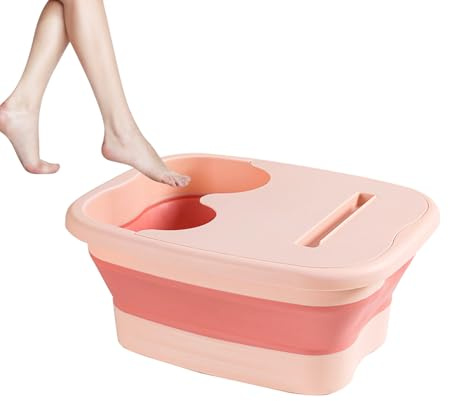 Foot Spa - Vasca da bagno per piedi | Vasca pieghevole per piedi | pediluvio con massaggiatore | Vasca per pedicure | Massaggio inferiore ergonomico per viaggi post-allenamento recupero spa atleta