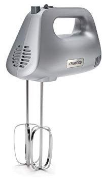 Kenwood Handmixer Lite silver, Kenwood HMP30.A0SI, 450W, Food Mixer with Stainless Steel Blades, Glossy Finish, Dishwasher Safe