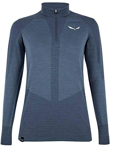 SALEWA Zebru Responsive Mezza Zip Maglietta Donna