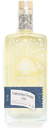 British Craft Gin Bottle For Life | Valencian Orange Gin (40%) | Refill over and over again with Kindred Spirits | A Bottle Designed for the Curious Spirits Connoisseur