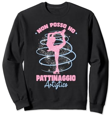Pattinatrice Artistica Regalo Pattinaggio Artistico Felpa
