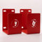 TradeTidy Storage Telescopic Ladder Brackets - Wall Mount, Van Mounts - Ideal for Vans, Garages, Workshops - Made from Steel. (Red)