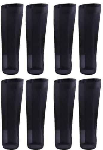 Generisch Pferdegamaschen 4er-Set,Fliegengamaschen für Pferde,Wiederverwendbare Pferdegamaschen,Fliegengamaschen für Pferde,Fliegenschutz für Pferde