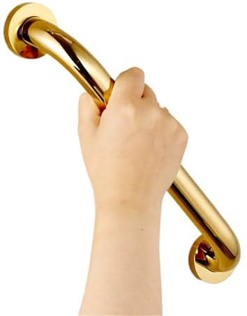 Maniglie for Il Bagno Maniglia for bracciolo for Bagno a Parete Maniglia for Vasca da Bagno Maniglia for WC Corrimano for Anziani Casa per Vasca Doccia(Gold,30cm)