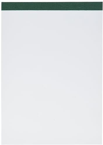 Baier & Schneider Brunnen 1055430 Notizblock (A5, blanko, 50 Blatt, geheftet und perforiert, 60g/m²)