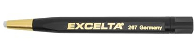 Excelta 267 Fiberglass Scratch Brush, Retractable and Refillable Pen Style Tool with Plastic Handle & Fiberglass Bristles, Precision Cleaning for Jewelry, Electronics, Crafts, Polishing, Rust Removal