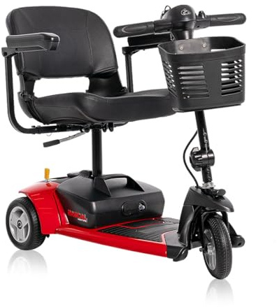 Rascal Venture 3-Wheel Portable Mobility Scooter for Travel, Easy Disassembly, Compact Design, 300 lb Capacity, Battery Included