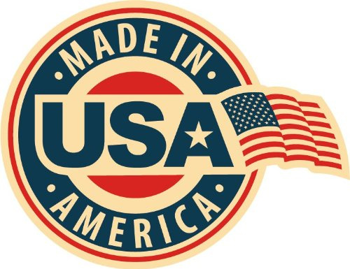 Made In USA America FLag Emblem Badge Star Hochwertigen Auto-Autoaufkleber 12 x 10 cm