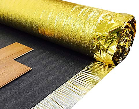 30m² Deal - Royale Sonic Gold 5mm Comfort Underlay for Laminate or Wood Flooring - 2 Roll - 30m²