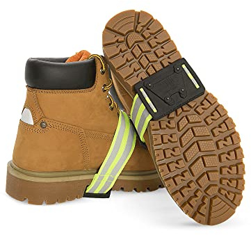 Due North Mid-Sole Ice Cleats - Winter Traction for Snow - Rotatable for Indoor/Outdoors, Driving, Or Walking (1 Pair)