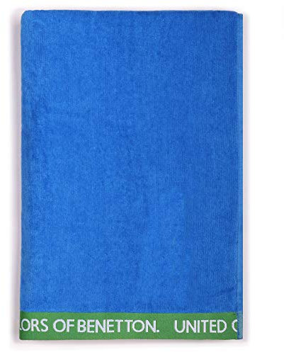 UNITED COLORS OF BENETTON. Colors of Benetton - Strandtuch 90 x 160 cm 380 g/m² 100% Baumwolle Blau Casa Benetton BE044 90x160