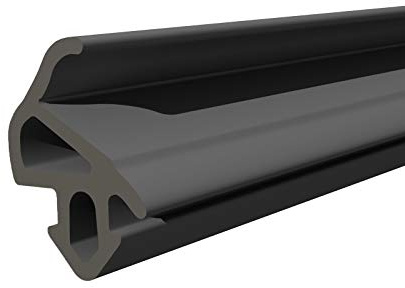 DQ-PP Fensterdichtung – Schwarz – 1 Meter – S-1559 Aluplast – PVC Fenster – Gummidichtug Dichtband – Kunststofffensterdichtungen – ALU Profildichtung Türdichtung