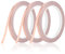 KroY PecoeD 3 Rollen Kupferband Selbstklebend, 20m x 6mm Kupferfolie Klebeband Leitfähig Copper Foil Tape, Kupferfolienband für EMI Abschirmung, Schneckenschutz, Elektro Reparatur, Löten, Basteln