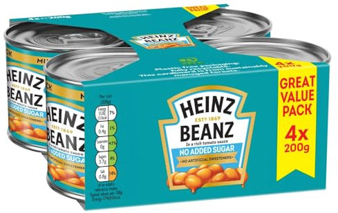HEINZ Beanz No Added Sugar, 800.00 g (Pack of 1)