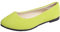 Damen Mädchen Solid Big Size Slip Flach Flach Komfort Casual Einzelschuhe Blockabsatz Schuhe Damen, lichtgrün, 37 EU