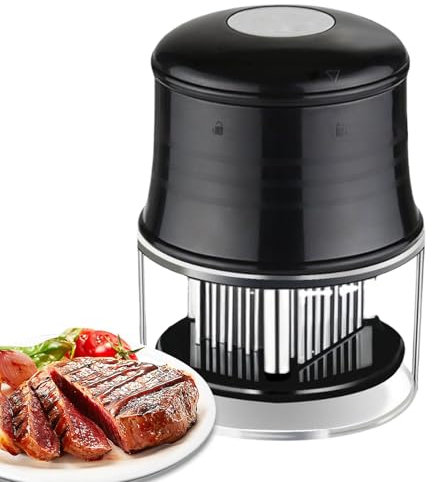 Attendrisseur de Steak - Aiguilles 56 Broches Acier Inoxydable | Outil de Cuisine Professionnel, Machine à Attendrir Viande pour Bœuf, Porc, Poulet, Volaille, Accessoire Cuisine Maison