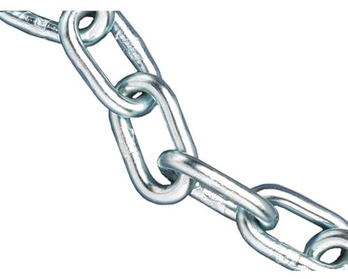 Faithfull FAICHAL615 Zinc Plated Chain Reel A-Link 6 mm Dia. - 15 m Reel 250 kg Load Limit