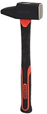 KS Tools 142.1151 - Martillo de ajustador, forma francesa, peso de la cabeza 1500 g