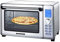 Syntrox Germany 38 Liter Digitaler Edelstahl Mini Stand Backofen mit Umluft und Drehspieß Miniofen Minibackofen Pizzaofen