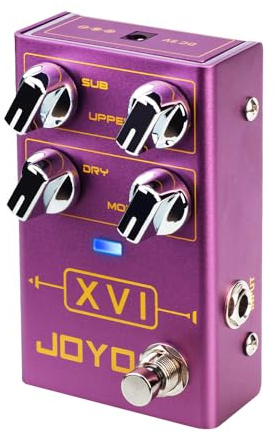 JOYO R-serien Octave effektpedal med MOD-effekter och oberoende oktavinställning för elgitarr (XVI R-13)