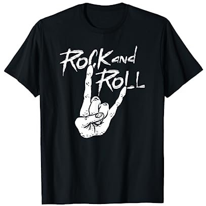 Signe du rock and roll, Cornes du Diable Main, Salve de Rock T-Shirt