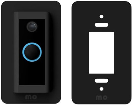 Mars Outpost EU RingWired Video Doorbell Compatible - Plate | Placa de Pared | Delgado, Fuerte y Elegante | Acabado Mate | Tarea Pesada