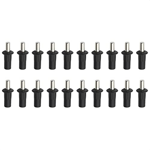 TISEKER 20 Pieces Cabinet Door Repair Pins Damper Replacement Repair Pins Cabinet Door Buffer Furniture Fittings Spring Pins Down Central Axis Parts