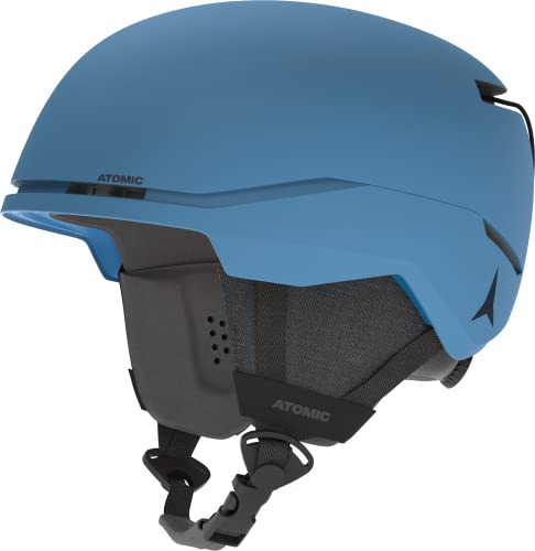 ATOMIC Four AMID Skihelm - Blue - Größe S - Helm für max. Sicherheit - Skihelme mit komfortablem 360° Fit System - Snowboardhelm mit Belüftungssystem - Kopfumfang 51-55 cm
