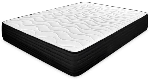 amuéblate online Venus Matelas viscoélastique réversible (Face Hiver-été) fermeté Moyenne-Haute, épaisseur 30 cm, Anti-acariens, Anti-bactéries et hypoallergénique, 160 x 200 cm