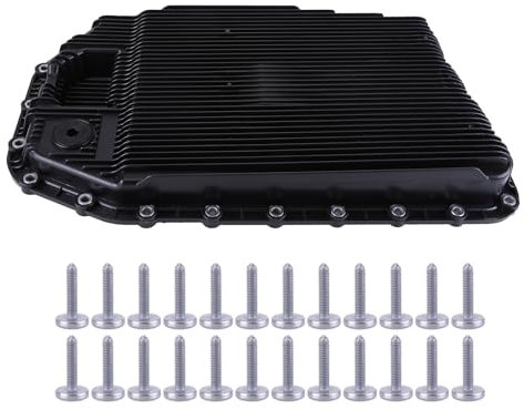 Automatikgetriebe Ölwanne Auffangwanne mit Schraube 24117536387 Oil Pan Kompatibel für 3er 5er 6er 7er X3 X5 Z4 Auto Motor Ölwanne Ersatz