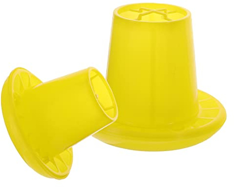 Yardwe 2piezas Comedero Portátil para Gallinas Pollos y Gansos Recipiente para Comida Reutilizable Resistente Mordeduras