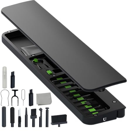 Tastaturreiniger - Weicher ABS- | Komplettes Reinigungsset, rutschfest und tragbar, für Computer, Laptop, Büro, Zuhause, professionelle Reinigung und Zubehör