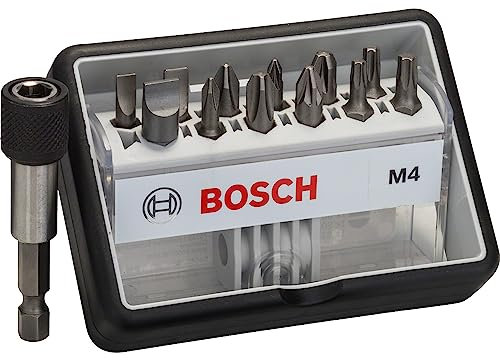 Bosch 2 607 002 566 - Set de 12+1 puntas de atornillar Robust Line, M extraduras - 25 mm, 12+1tlg. (pack de 13)