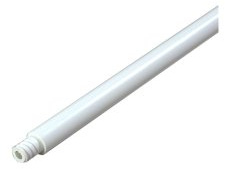 SPARTA 4023000 Plastic Broom Handle, Mop Handle With Reinforced Tip For Cleaning, 36 Inches, White