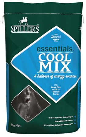 SPILLERS Cool Mix Horse Feed 20KG – Food for Horses and Ponies with a Balance of Energy Sources – Horse Feed for Long Term Health