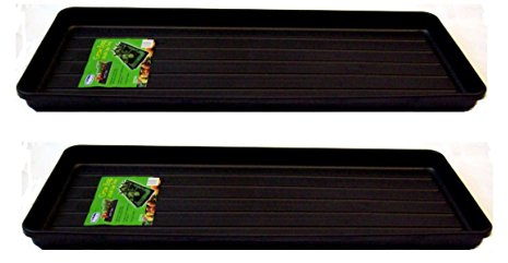 98cm Multi Use Plastic Grow Bag Tray Plant Pot Tray Greenhouse Garden Use