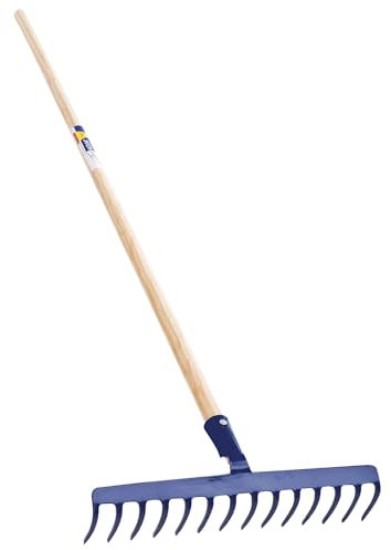 JAD 01801 Râteau 14 Dents avec Manche Bleu 150 cm